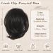 Buy BARSDAR Rades Haardutt Hairration Short Pferance Dut Black Hair Chignon with Clip - 20cm Natural Black Synthetic Hair Extension for Women - Buy Online on GoSupps.com