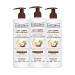 EVOLUDERM - Ultra-Nourishing Body Lotion Divine Argan - 500ml - Natural Ingredients - Vegan - Made in France - Pack of 3 x 500ml