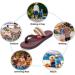 Men's Summer Comfy Outdoor Beach Slip-On Sandals for Bunion & Flat Feet Big Toe Bone Corrector Plantar Fasciitis Support Travel-Friendly Dark Gray - Shop Now - Buy Online on GoSupps.com