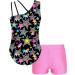 MSemis Girls Gymnastics Leotard Set with Booty Shorts - Starry Black (Size 6 Years) - Buy Online on GoSupps.com
