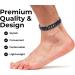 Smarter Lifestyle Titan Magnetic Therapy Foot Chain for Pain Relief - Elegant 10.2 inch Black Magnet Chain for Arthritis & Carpal Tunnel (Pack of 1) - Unisex - Buy Online on GoSupps.com