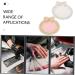 Buy 2 Pcs Nail Palette Gel - Round Nail Art Mixing Board for Perfect Gel Nails & Polish | Imitation Rhinestone Agate - Buy Online on GoSupps.com