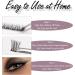 DIY Individual Cluster Lash Extension Kit with Bond and Seal Remover Tweezers | 204 Pcs 10-16mm Natural Light C/D Curl False Eyelashes | Beginner at Home - OP01+OP17 - Buy Online on GoSupps.com