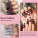 Lavender Violets 14g x 6 Colors Dip Powder French Nail Art - Nude Pink Coffee Grey Black Manicure Dipping Powder - Large Capacity DIY Salon Design - Buy Online on GoSupps.com