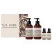 BEYOND Total Recovery Body Special Set - Creamy Wash and Lotion for Dry Skin Apple Blossom Scent (300ml/10 fl oz*2 + 60ml /2 fl oz*2) Korean Skincare Total recovery set