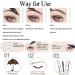 GCVSE Eyebrow Pencil Microblading Eyebrow Pencil with 4 Micro-Fork Tips Long-Lasting Brow Waterproof Smudgeproof Brow Pen - Easy Creation of Natural Looking Defined Eyebrows (Dark Brown) - Buy Online on GoSupps.com