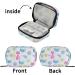 Naanle Watercolor Floral Cats Pill Box - 7 Day Travel Organizer | Compact Vitamin & Supplement Holder - Buy Online on GoSupps.com