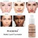 PHOERA Full Coverage Foundation Set with Primer, Powder, and Makeup Brushes - Nude & Buff Beige - Buy Online on GoSupps.com