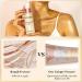 UCANBE Rose Gold Face & Body Glitter Liquid Highlighter - Illuminating Dewy Drops with Brush 50ml Luminizer & Skin Shimmer Oil - Buy Online on GoSupps.com