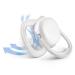 Philips Avent Ultra Air Pacifier 2 Pack - BPA-Free Breathable for Babies 0-6 Months with Sterilization Box - Model SCF343/20 - Buy Online on GoSupps.com
