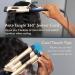 Carmen Twilight Triple Barrel Mermaid Hair Waver - Blue/Champagne Gold | 3 x 22mm Barrels, Ceramic Coated, Adjustable Temperature Settings - Buy Online on GoSupps.com