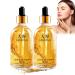 Ginseng Polypeptide Anti-Ageing Essence  Ginseng Gold Polypeptide Anti-Ageing Essence  Ginseng Gold Polypeptide Anti-Wrinkle Essence  Ginseng Serum Korean Anti Aging for All Skin Types (2pcs)