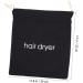 CANIGHT 2pcs Hair Dryer Storage Bag Bags Travel Blow Dryer Hairdryer Bag Makeup Case Hair Tools Black Fabric - Buy Online on GoSupps.com