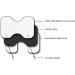 Promed Butterfly TENS Electrodes Pads - 2 Reusable Self-Adhesive Neck Electrode Pads (150x95mm) for TENS/EMS Devices with 2mm Plug Connection - Buy Online on GoSupps.com