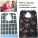 Adult bib Reusable Waterproof for Adults Washable with crumb compartment and snap button closure - Buy Online on GoSupps.com