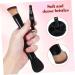 Travel Makeup Brushes | 4-in-1 Double Sided Cosmetics Brush for Foundation & More | Compact Makeup Applicators for International Shipping - Buy Online on GoSupps.com