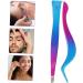 Mikinona 1 Set gradient eyebrow brush aldult tweezers for facial hair eyebrow trimming eyebrow trimming clip tool Fake eyelashes Eyelash curler double-end eyebrow tweezers - Buy Online on GoSupps.com