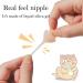 Dongdong Pet Bubble Milk Bowl Set - Silicone Feeding Nipple & Syringes for Newborn Kittens, Puppies, Rabbits & Small Animals - Pink (2 pcs) - Buy Online on GoSupps.com
