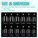 TOMICCA Short Square Nail Tips - 504Pcs Full Cover Clear False Nails for Nail Extension Home DIY Salon - 12 Sizes - Buy Online on GoSupps.com