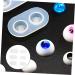 18 Pcs Eye Mold Keychain Tool De para Gelatinas Clear Epoxy Silicone Casting Molds Eyeball Silicone Doll Eyes Casting Molds Eyeball Casting Tools Crystal - Buy Online on GoSupps.com