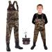 TIDEWE Chest Waders for Toddler & Children, Neoprene Waterproof Insulated Hunting & Fishing Youth Waders for Boy and Girl 1011 Big Kid
