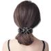 4 Pcs Beaded Hair Combs Clips for Women - Butterfly & Flower Design | Elastic Magic Beads Hair Slides for Girls Hair Styling - Buy Online on GoSupps.com