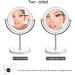 KDKD Lighted Makeup Mirror 1X 7X Magnification Double Sided Round Shape - Cordless & Rechargeable - Buy Online on GoSupps.com