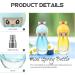 Beaupretty 2pcs Travel Perfume Bottles - Portable Mini Spray Bottles for Travel - Glass Pocket Perfume Containers - Buy Online on GoSupps.com