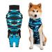 Suitical Recovery Suit Hund XL Blau Camouflage blau (tarnfarben) XL