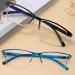 Buy 2-Pcs Magnifying Glasses for Men & Women - Blue Light Blocking Computer Readers 3.5x - Black & Blue | International Shipping Available - Buy Online on GoSupps.com