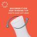 6-Pack Medium White Sugar Free Sox Gift Box Active-Fit Cushioned Ankle Socks - Non-Binding Comfort - Buy Online on GoSupps.com