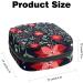 Christmas Flower Menstrual Cup Pouch - Portable Sanitary Napkin Storage Bag - Buy Online on GoSupps.com