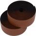 KINGOU Luxury PU Leather Handlebar Tape for Fixed Gear & Road Bikes | Natural Brown Bar Wrap with Reflective Plug - Buy Online on GoSupps.com