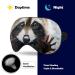 LynaRei Cute Raccoon Sleeping Mask - Adjustable Strap Eye Cover for Light Blocking (Style-3) - Buy Online on GoSupps.com