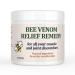 Organic Bee Venom Muscle & Joint Cream Extra Effective Muscle & Joint Care for Neck Hand Feet Knee Muscles Shoulder Wrist Elbow Ankle Foot Aches Arnica Vitamin B6 2 Fl Oz (Pack of 6)