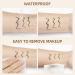 Waterproof Liquid Eyeliner Pen | Smudge Proof & Long Lasting | Ultra Fine Tip | Black/Brown | 0.14 Fl Oz - Pack of 1 - Buy Online on GoSupps.com