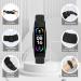 Enkic Elastic Bracelet for Xiaomi Mi Band 7/5 & Amazfit Band 5 - Adjustable Nylon Loop Sports Watch Band for Men & Women - Black & Gray - Buy Online on GoSupps.com