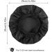 2 Pcs Satin Bonnet Sleep Cap Silk Day and Night Sleep Caps Night Bonnet Sleeping Head Cover Satin Hair Bonnet Elastic Band Chemo Cap for Curly Hair Women Black Natural Braids - Buy Online on GoSupps.com
