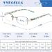 VVDQELLA 3-Pack Blue Light Filter Reading Glasses - Computer & Gaming Glasses | UV Protection | 1.0x Magnification - Buy Online on GoSupps.com