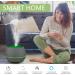 Smart Aroma Diffuser with App & Alexa Control | 500ml Essential Oil Humidifier | 7 Color LED Timer Waterless Auto-Off Ultra Quiet - Cement Gray - Buy Online on GoSupps.com