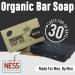 Ness Mens Pine Tar Soap Bar - Organic Ingredients, Essential Oils, Moisturizing, Handmade in USA - Cruelty Free, Vegan - 5 oz - Buy Online on GoSupps.com