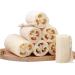 100% Natural Loofah Sponge Natural Loofah Exfoliating Bath Scrubber for Adults Men and Women Shower Or Cleaning Kitchenware (Color : White Size : 10cm)