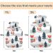 Naanle Christmas Tree Fox Hot Water Bottle - 1L Transparent - Warm & Cold Therapy - Hand & Foot Warmer for Pain Relief - Buy Online on GoSupps.com
