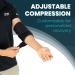 Vive Elbow Brace - Tennis Compression Sleeve for Golfers - Tendonitis Support Strap for Men and Women - Sports Recovery Wrap for Golf - Black - Buy Online on GoSupps.com