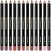 12 colors pencil matte lip liner set durable waterproof smooth natural professional make-up lip liner pencil set for women