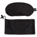 Brookstone Cooling Gel Eye Mask - Soothing Cold Therapy Sleep Mask for Vacations Airplanes Trains Buses and Cars Black Black One Size