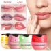 3 PCS Honey Pot Lip Balm & Exfoliating Lip Mask Set | Moisturizing Propolis & Vitamin E | Perfect Christmas Gifts for Dry Cracked Lips - Buy Online on GoSupps.com