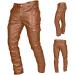 Men's Leather Punk Retro Goth Slim Lounge Pants - 5X-Large, Autumn Winter, Yellow - Buy Online on GoSupps.com
