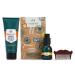 The Body Shop Groomed & Polished Beard Care Gift Set Vegan Cedar & Sage Beard Oil 30 ml Guaran & Coffee Moisturizer and Comb