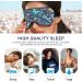 Haskirky Light Blocking Eye Mask - Breathable & Adjustable for Men and Women - Perfect for Travel, Yoga, Meditation, Office, and Deep Sleep - Comfortable & Smooth - Butterfly Design (4 Pack) - Buy Online on GoSupps.com